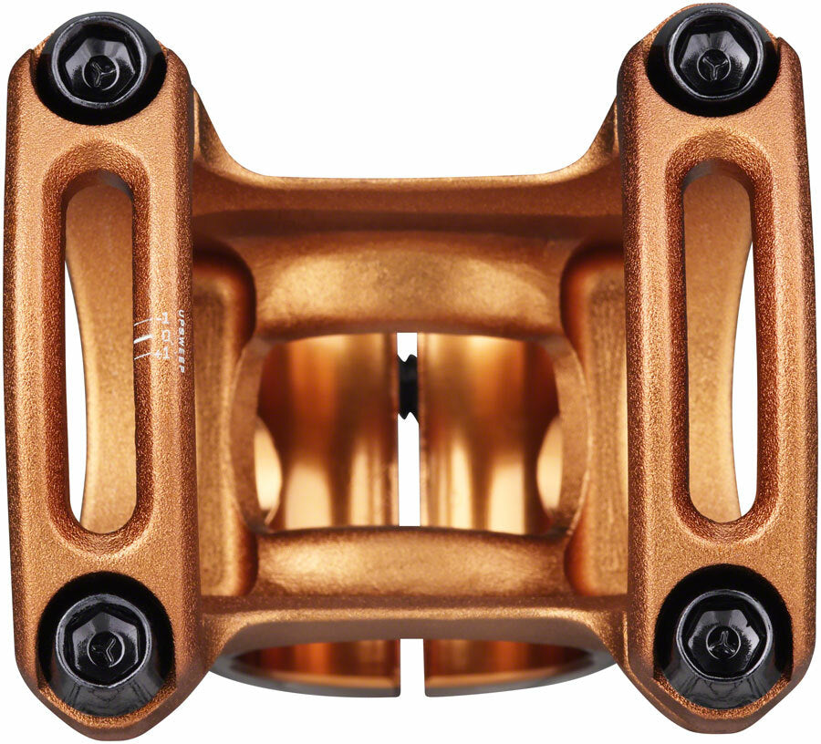 Spank SPLIT 35 Stem - 40mm Length, 35mm Clamp, 0 Degree, 1-1/8", Bronze 3