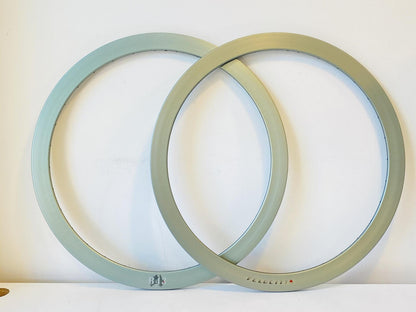Velocity B43 700c Rim Set 32h Olive Mist Gray NMSW - Made in Australia 1