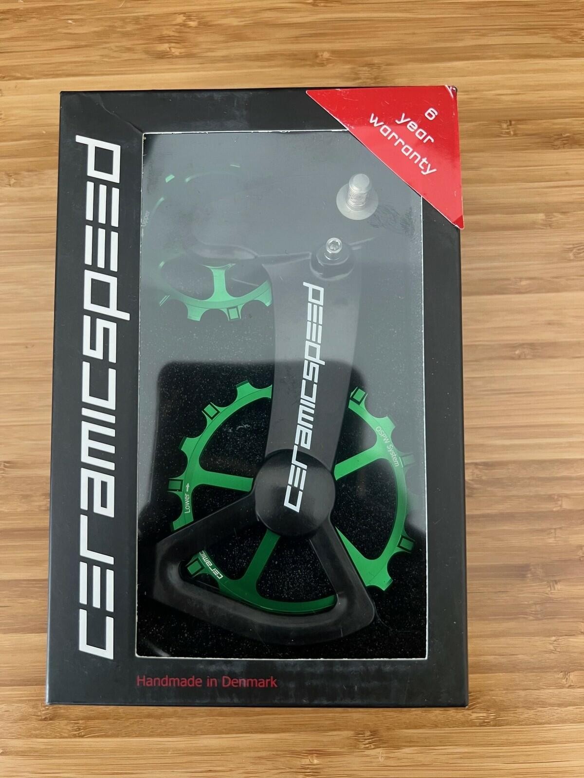 CeramicSpeed OSPW X Shimano XT/XTR 1x12 - Green Anodized 1