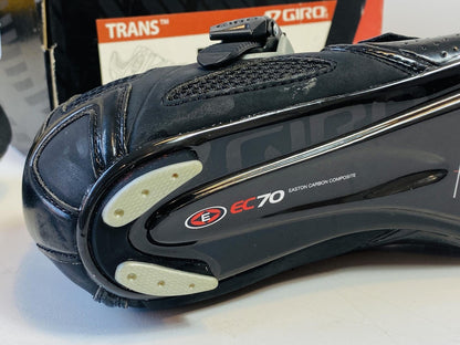 Giro Trans EC70 Road Cycling Shoes Men's Charcoal/Black EU 42 / US 8.75 / 3 Bolt 7