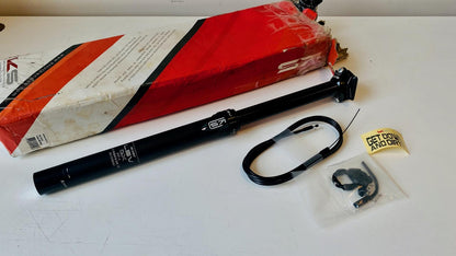 NOS KS LEV DX 31.6mm 175mm Travel 465mm Dropper Seatpost Worn Box - Black 1