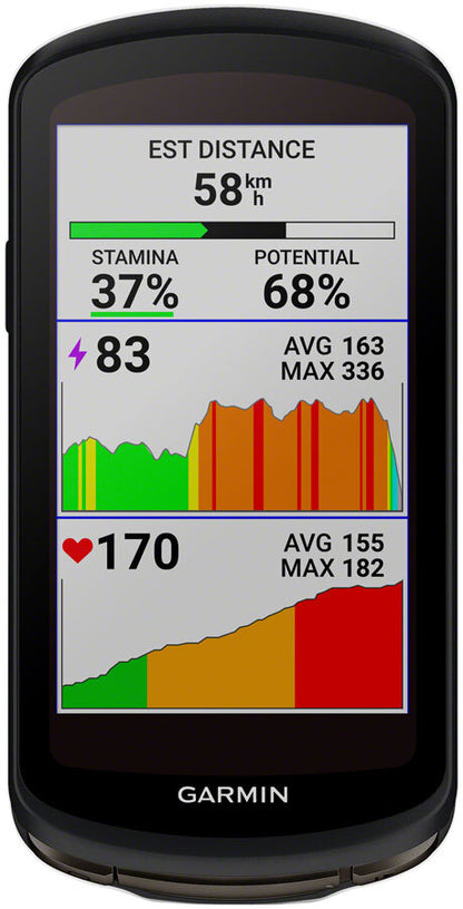 Garmin Edge 1040 Solar Bike Computer - GPS, Wireless, Black 6