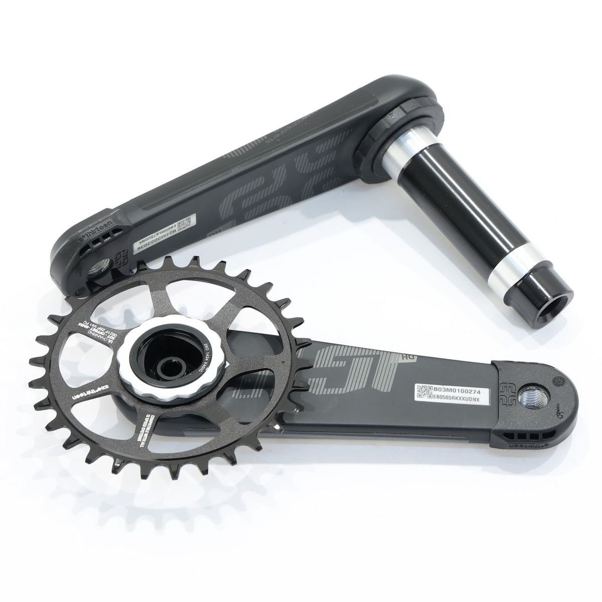 e*thirteen LG1 Race Carbon Crankset 170mm 30T 30mm Spindle 73mm Gen 4 2