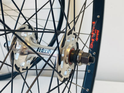 Velocity PSYCHO 700c Track/Fixie Wheelset 36h 100/120 Fix/Free - Black/Silver 3