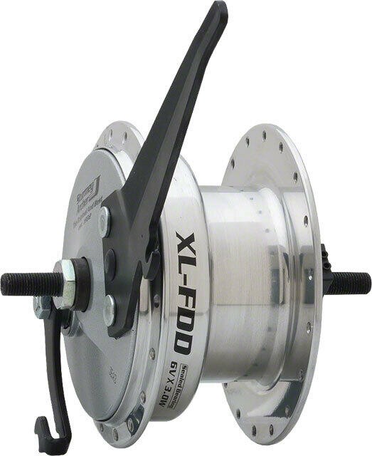 Sturmey Archer XL-FDD 36h 90mm Dynamo Drum Brake Hub 1