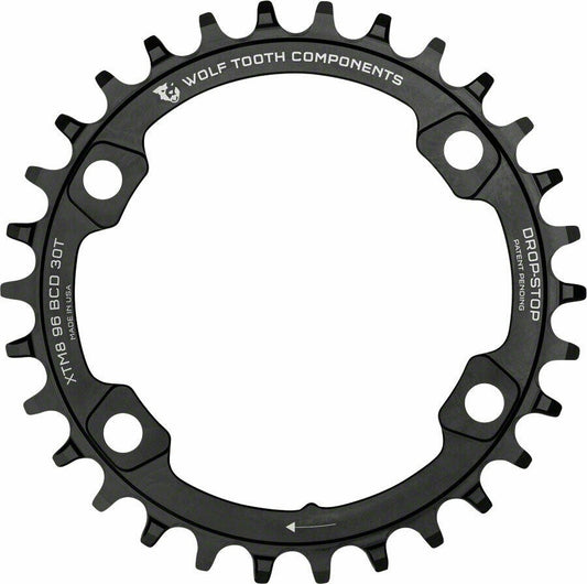 Wolf Tooth Components 96 BCD Chainring - 38t 96 Asymmetric BCD 4-Bolt Drop-Stop 1