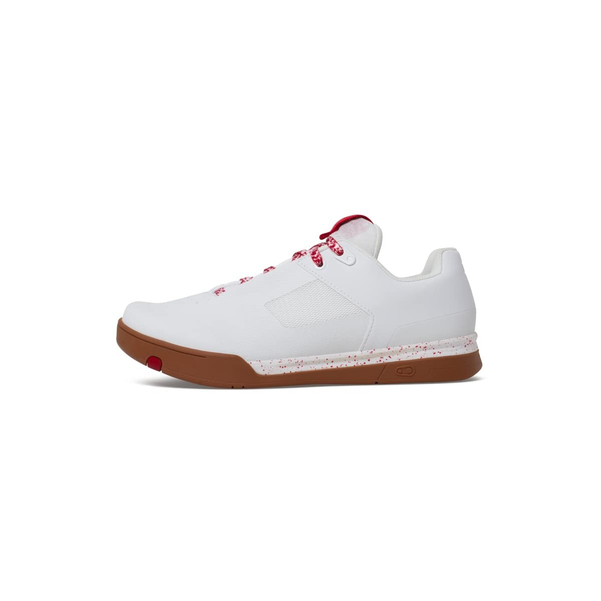Crank Brothers Mountain Shoes MALLET LACE WHITE / RED - GUM OUTSOLE SPLATTER 6.0 3
