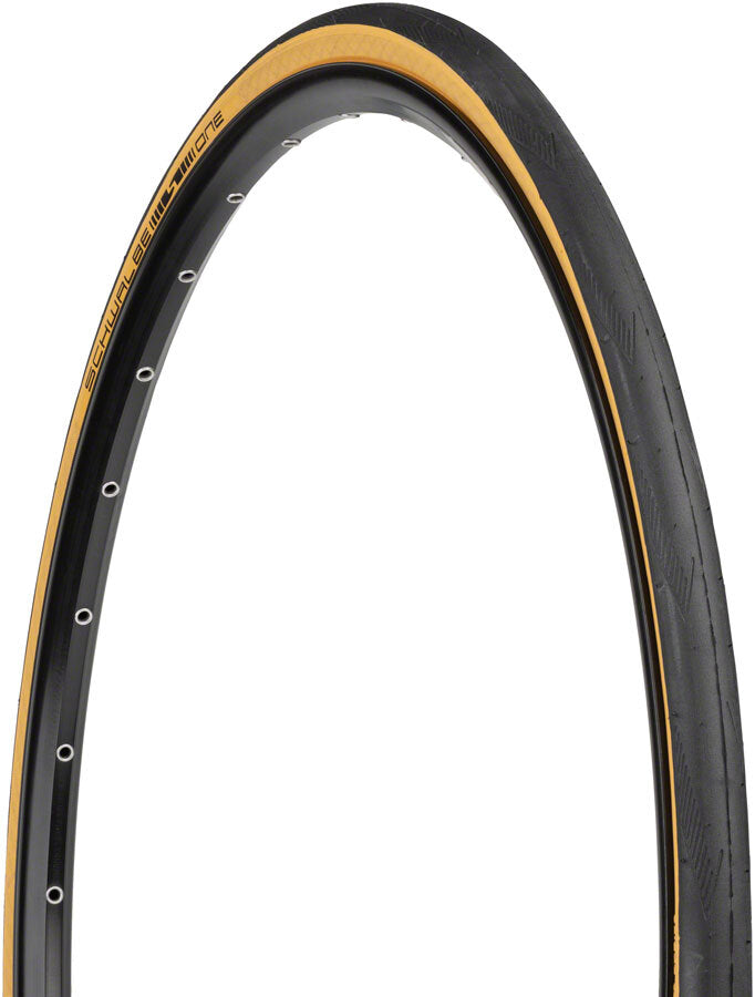 Schwalbe One Tire - 700x25 Tubeless Fold Black/Tan Perf Line 1