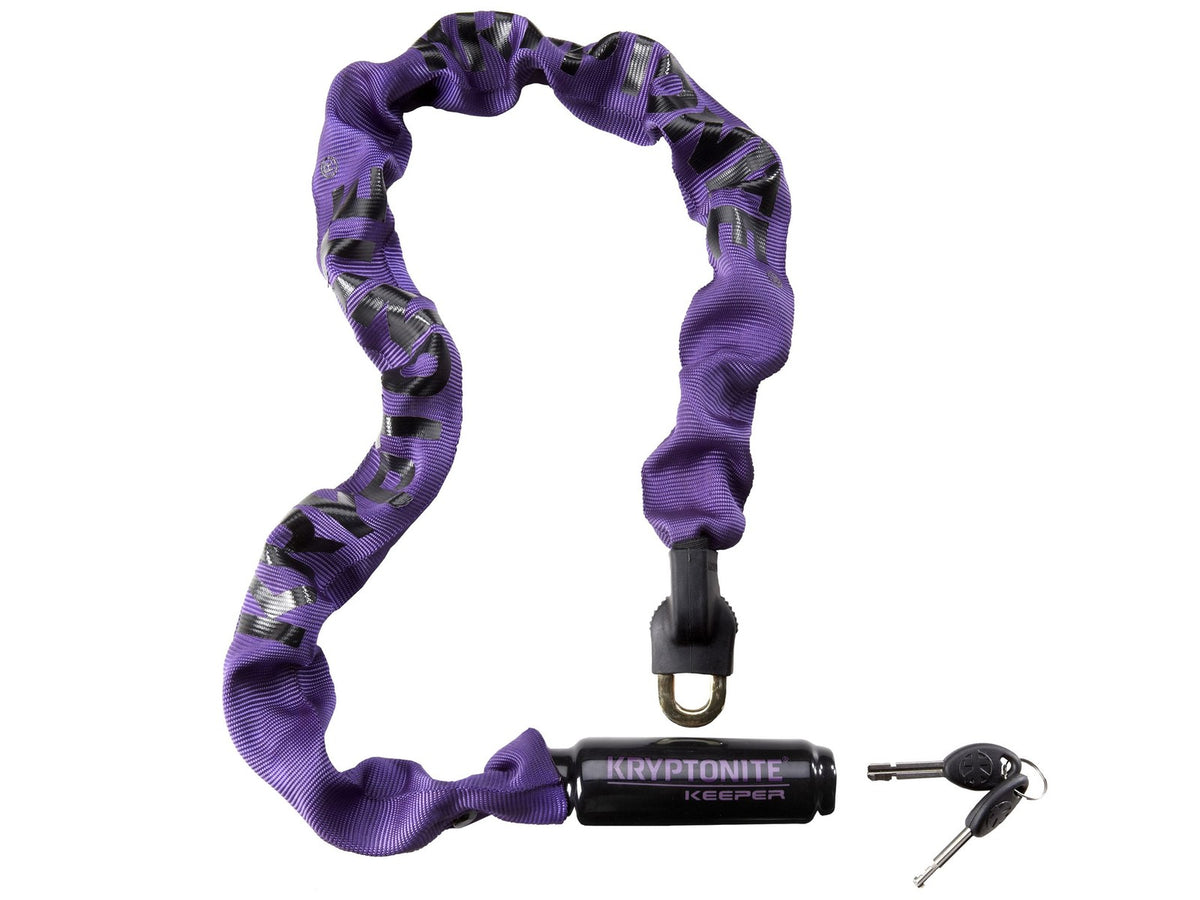Kryptonite Keeper 785 Integrated Chain Lock 7mm x 85cm (33.5˝) Purple 1