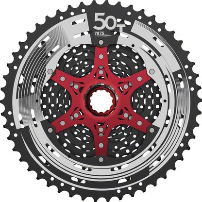 Sunrace CS-MZ90 12-Speed Wide Range Steel/Alloy Mountain Cassette Black 11-50T 2