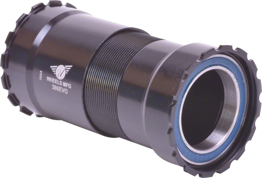 Wheels Manufacturing BB386 EVO Thread Together Bottom Bracket STOP CREAK ABEC-3 1