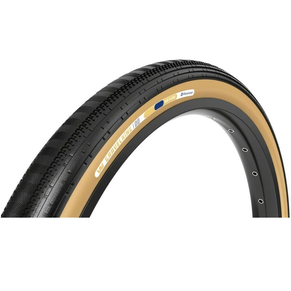 Panaracer GravelKing SS Tire 700x40 Tubeless Folding Black/Brown Semi-Slick 1