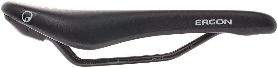 Ergon SM Sport Black Synthetic Saddle for Men, Sit-Bone Width 12-16 cm 3