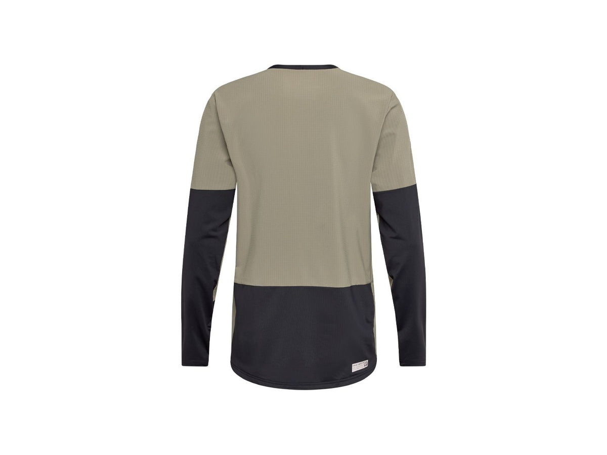 Fox Racing 25 Defend Thermal Long Sleeve Cycling Jersey L Light Brown 2