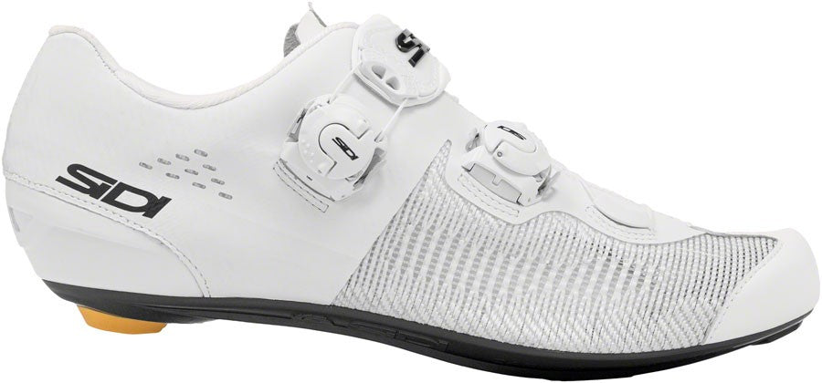 SIDI Genius 10 Knit White Road Cycling Shoes EU 42.5, Carbon Sole 1