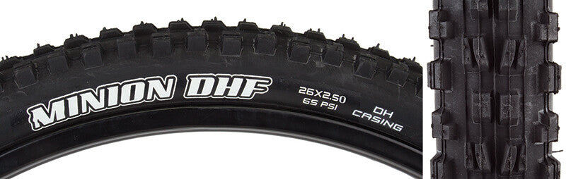 Maxxis Minion DHF Front Tire Max Minion DHF Front 26x2.5 Bk Wire/60 Sc/2ply 1