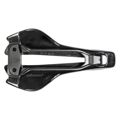 Prologo Choice Nack 140mm Saddle Black w/ Carbon Rails 3