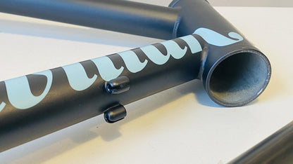 NOS Civilian Le Roi Le Veut D'Lux 57cm Frame Set Carbon Fork 4130 Steel USA MADE 18