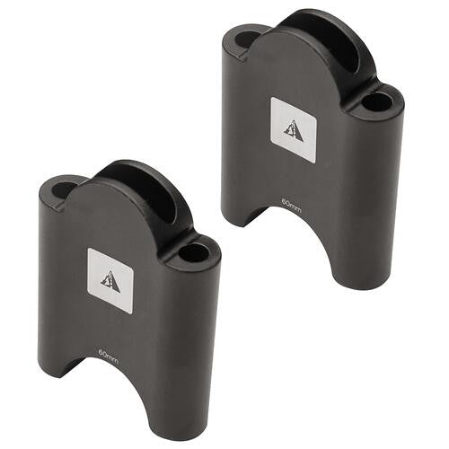 Profile Design Aerobar Bracket Riser Kit 60mm w/ Bolts Pair Triathlon TT 1