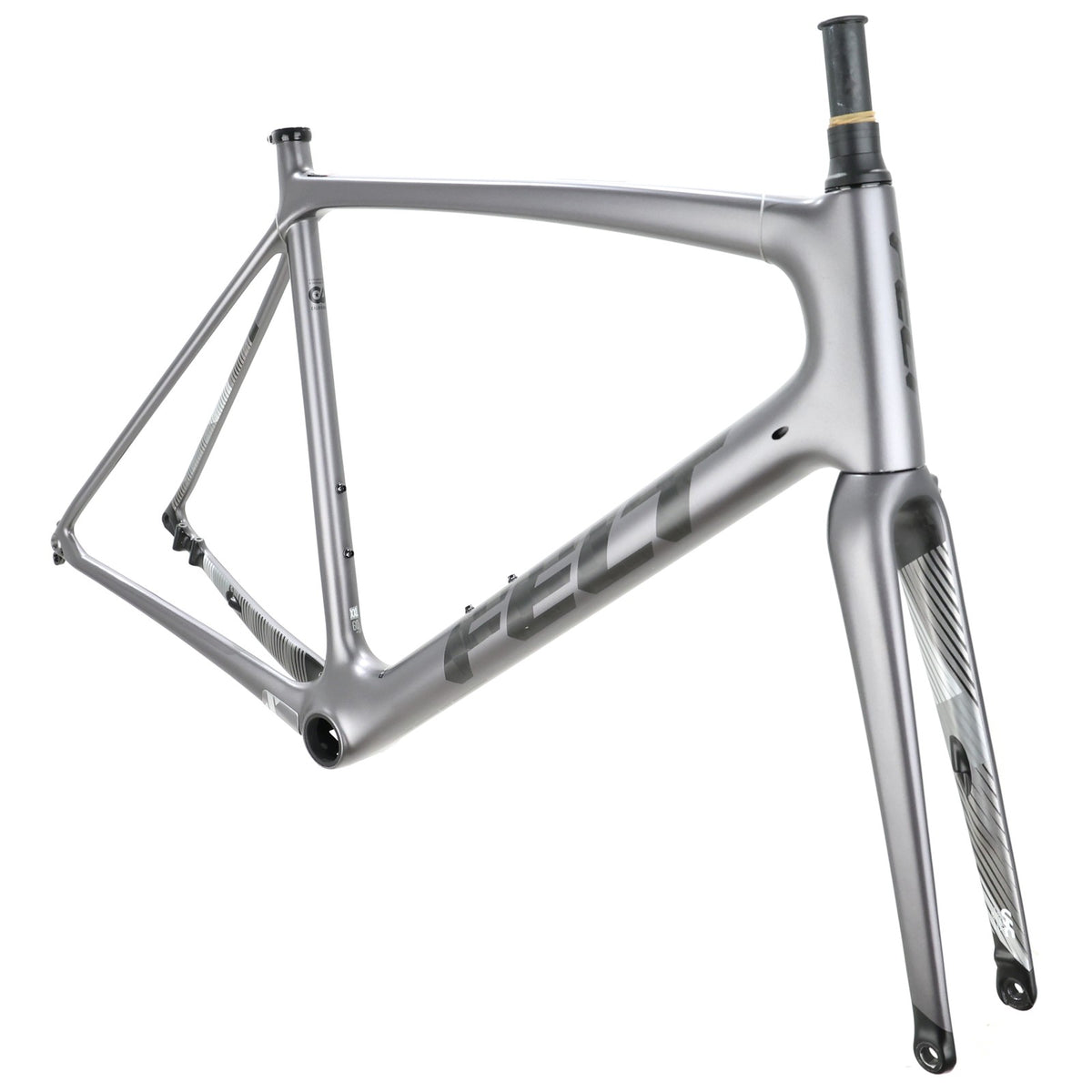 Felt FX Advanced Cyclocross Carbon Frameset 60cm Satin Charcoal Flat Mount BB386 3