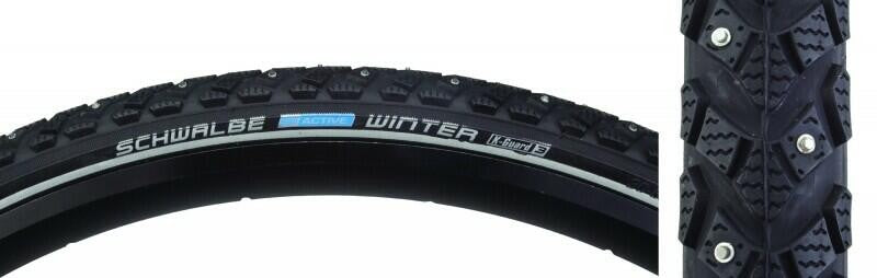 Schwalbe Winter Active Studded Tire 700x35 Twin K-Guard Wire Bead 1