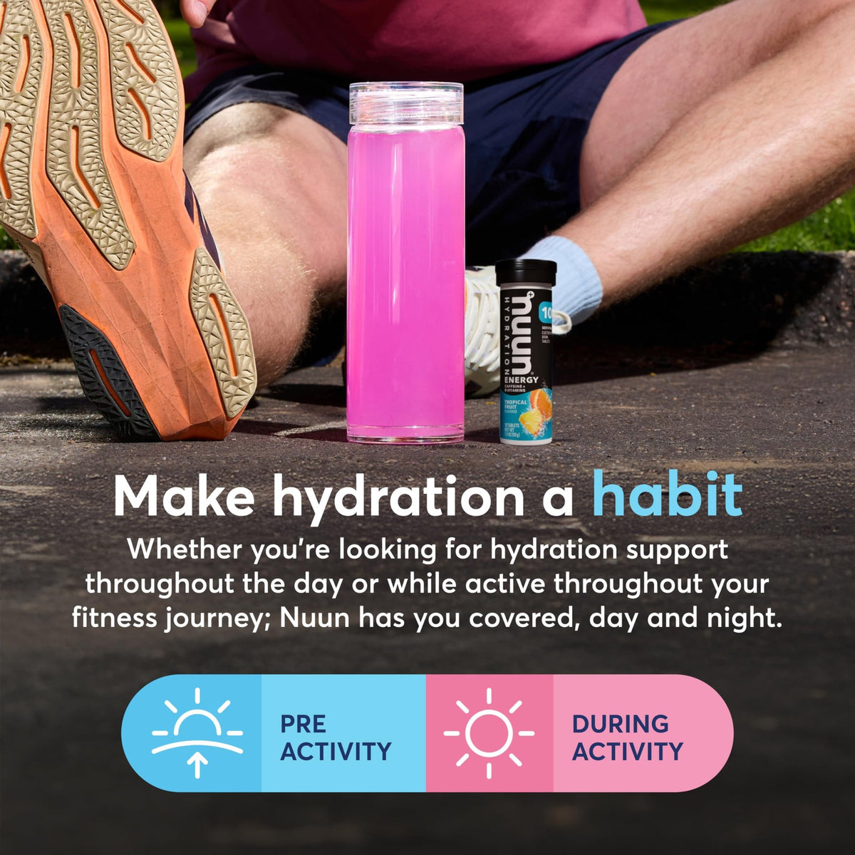 Nuun Energy Caffeine + B Vitamins, Electrolyte Hydration Tablets with Caffeine 4