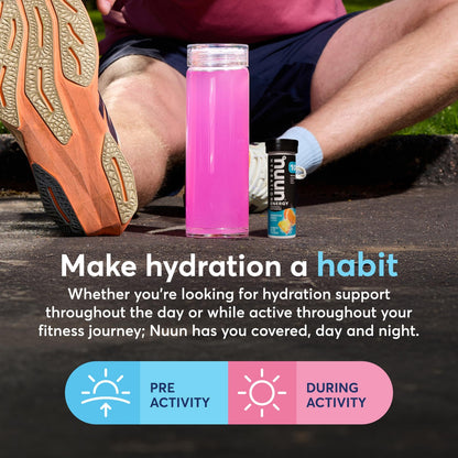 Nuun Energy Caffeine + B Vitamins, Electrolyte Hydration Tablets with Caffeine 4