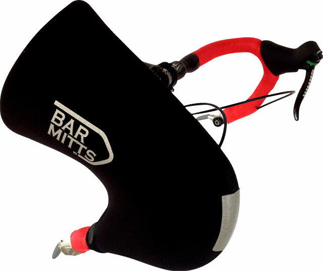 Bar Mitts Bar End Shifter Pogie Handlebar Mittens One Size Black 1