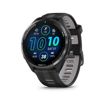 Garmin Forerunner 965 Running Smartwatch AMOLED Black/Powder Gray 010-02809-00 1