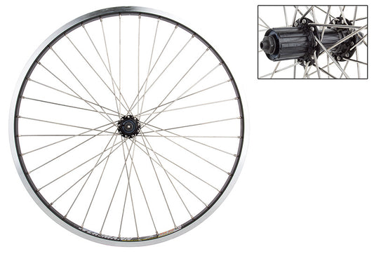 WM Wheel Rear 26x1.5 559x24 Wei Dm30 Bk 36 Aly 8-10scas Bk 135mm 12gss 1