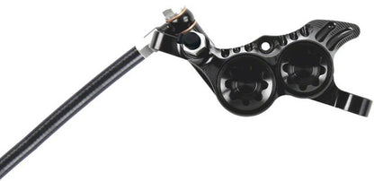 Hope Tech 4 V4 Disc Brake and Lever Set - Front, Hydraulic, Post Mount, Black 3