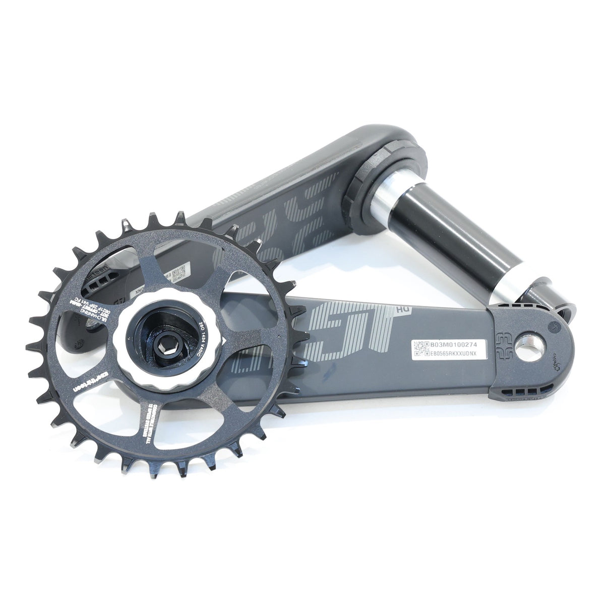 e*thirteen LG1 Race Carbon Crankset 170mm 30T 30mm Spindle 73mm Gen 4 3
