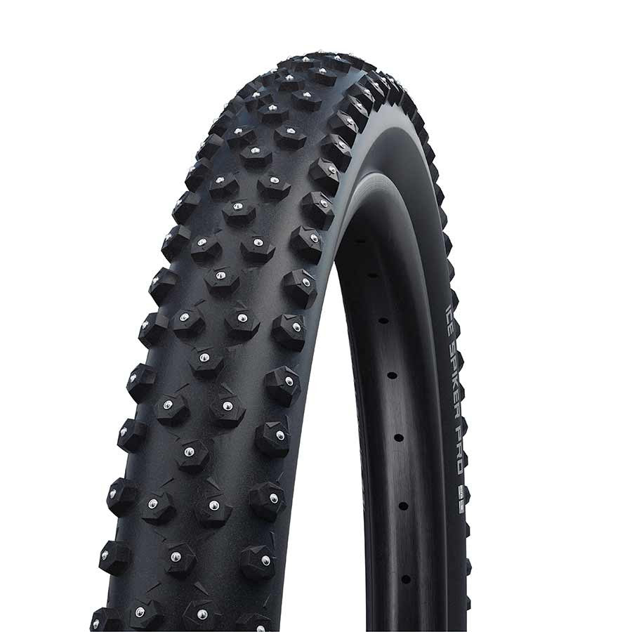 Schwalbe Ice Spiker Pro Tire 26x2.10 Wire Clincher Winter LiteSkin RaceGuard 1