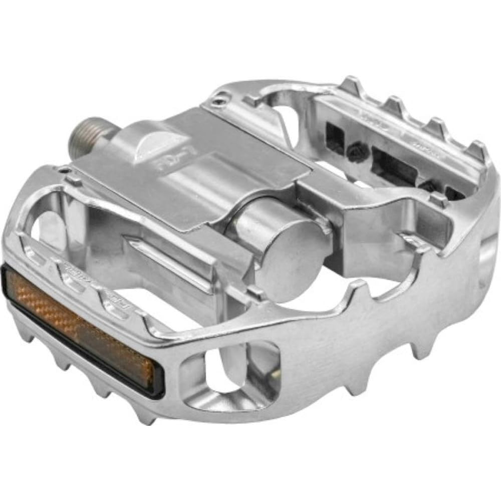 MKS Japan FD-7 Wide Folding Platform Pedals, 9/16", Silver 2