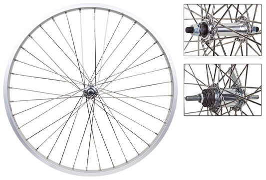 WM Wheels 26x1.75 559x25 Aly Sl 36 Aly Bo 3/8 Shi Cb 110mm 12gss W/trim Kit 1