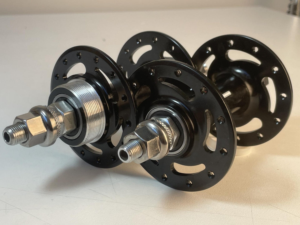 NOS Fuji PGC Track Hub Set Fix / Free 24h / 28h - Black 2