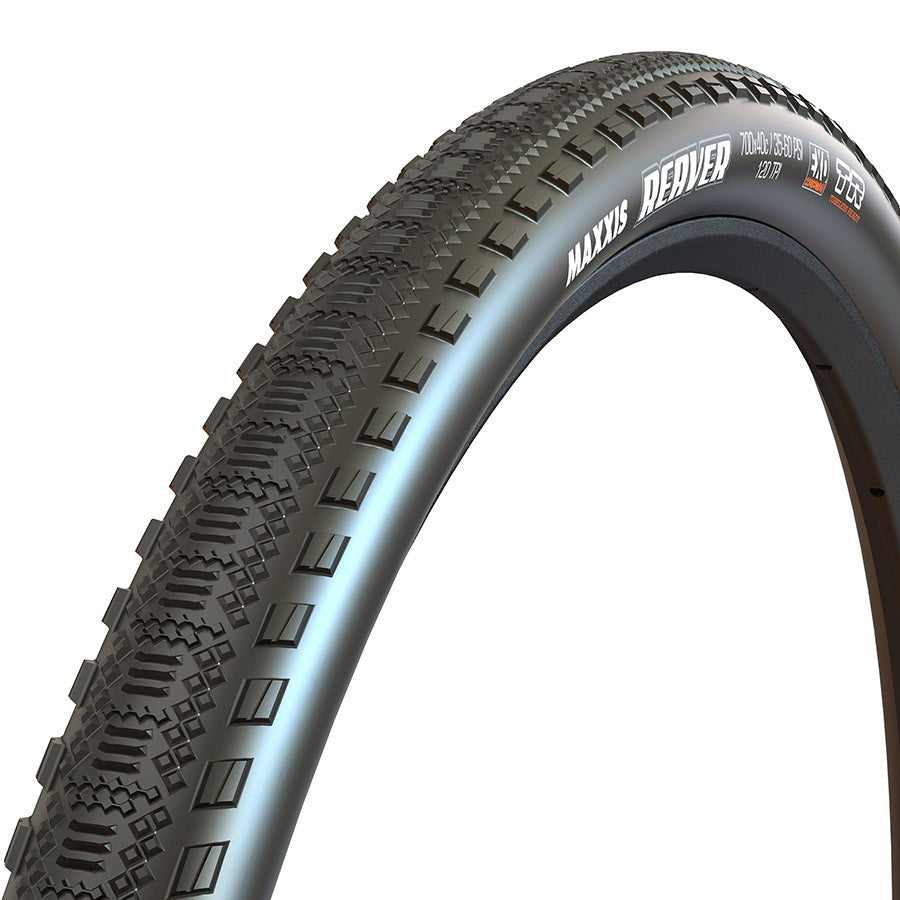 Maxxis Reaver Gravel Tire 700x45C, Folding, Tubeless Ready, HYPR-X, EXO, 120TPI, 1