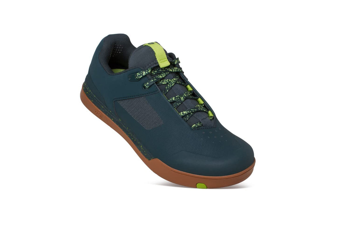 Crank Brothers Mountain Shoes MALLET LACE PETROL / LIME - GUM OUTSOLE SPLATTER 1
