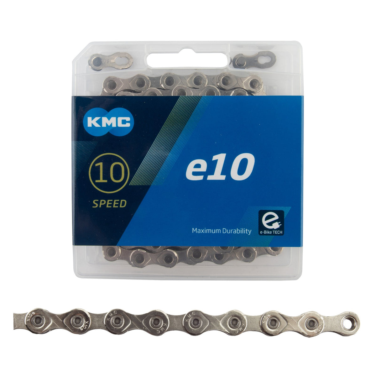 KMC e10 Sport 10-Speed E-Bike Chain One size Silver 1