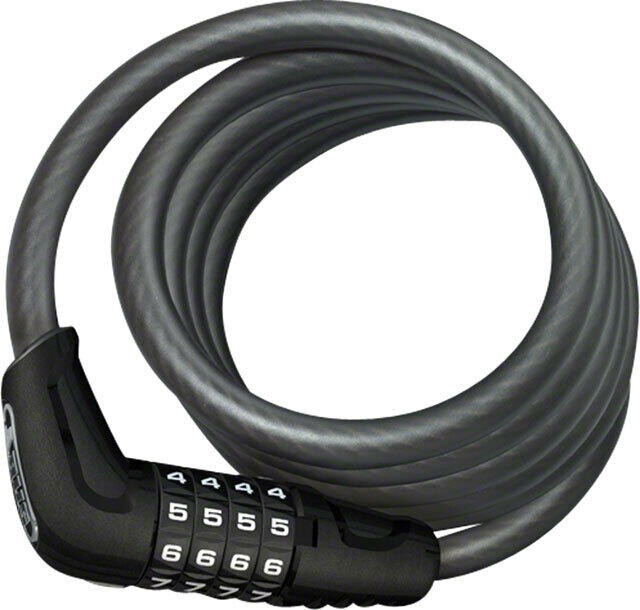 ABUS Numero 5510 Combination Coiled Cable Lock 180cmx10mm With Mount 1