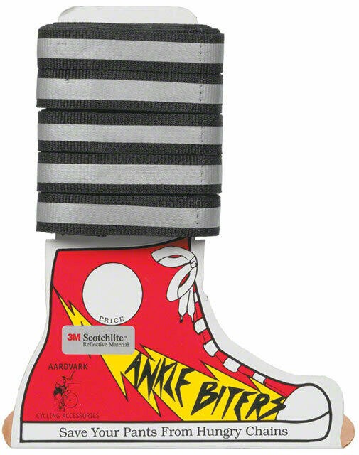 Aardvark Ankle Biters Reflective Leg Bands Black - Card of 25 Pieces 1
