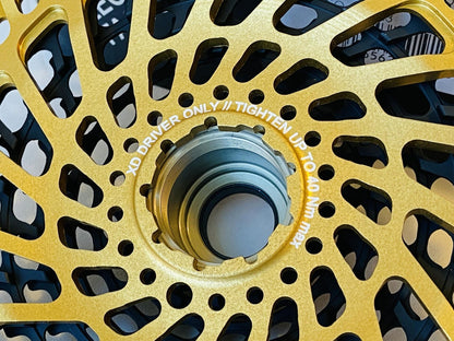 Leonardi General Lee 12-Speed XD Cassette Black/Gold 9-48T New In Box 6