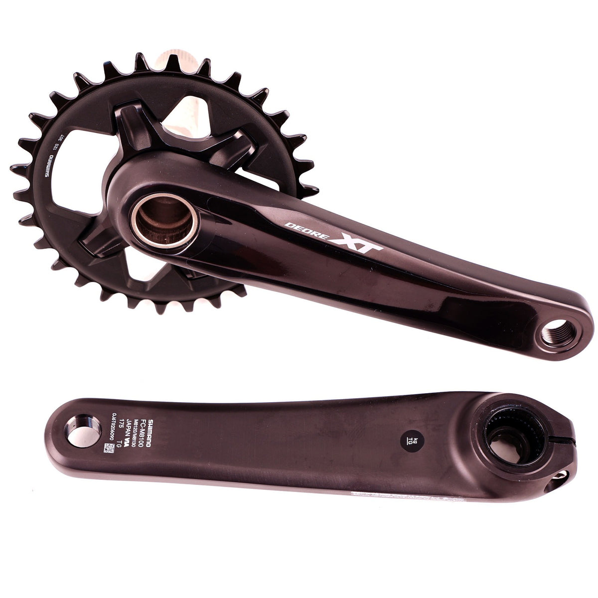 Shimano DEORE XT FC-M8100-1 Crankset 175mm 30T 12-Speed Hollowtech 2 2