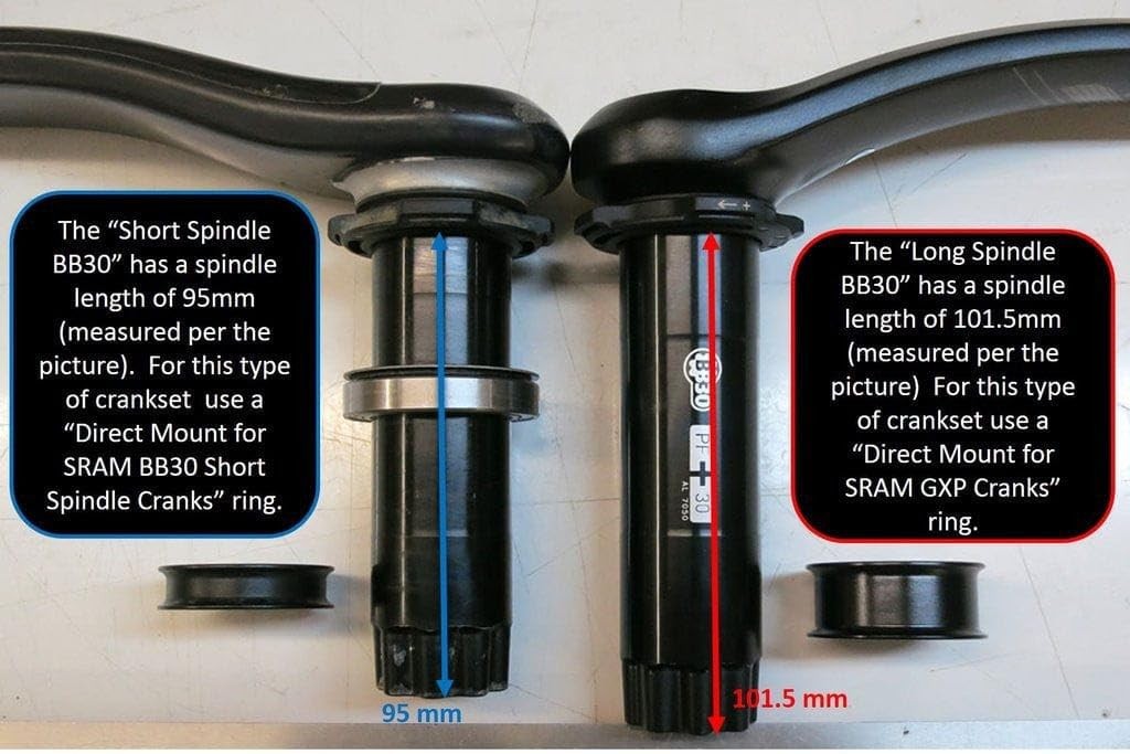 Wolf Tooth Direct Mount for SRAM BB30 Short Spindle Cranks - 32T Drop-Stop B 5