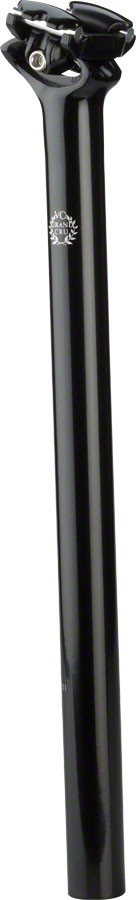 Velo Orange Grand Cru Seatpost: 0 Setback, 27.2mm, 400mm, Black 1