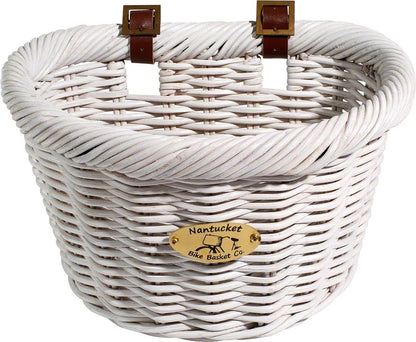 Nantucket Cruiser Bike Basket 14in (l) x 10.5in (w) x 9.5in (h) White 1