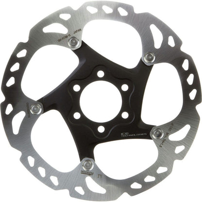 Shimano Deore XT SM-RT86-M2 Disc Brake Rotor - 180mm, 6-Bolt, Silver/Black 1