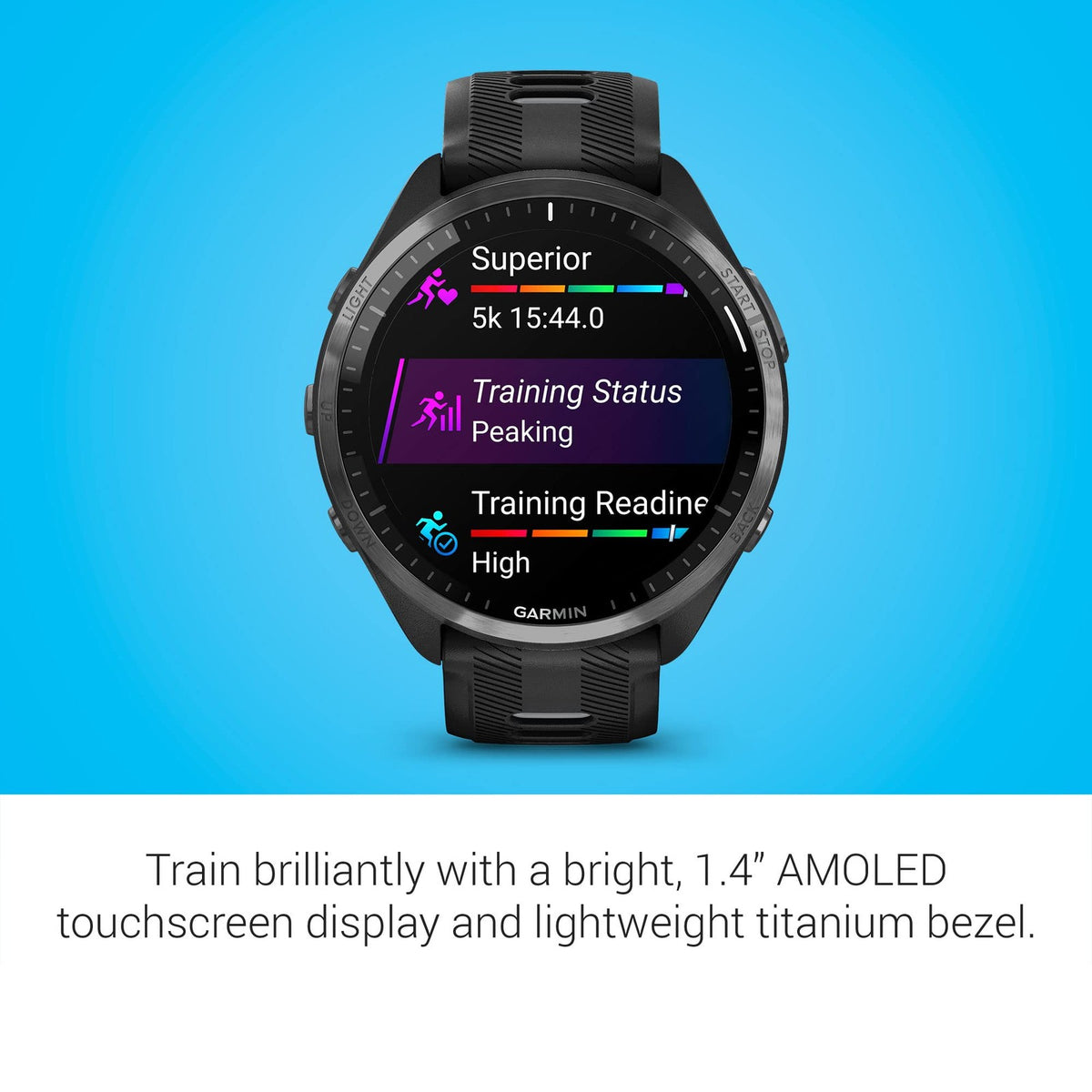 Garmin Forerunner 965 Running Smartwatch AMOLED Black/Powder Gray 010-02809-00 3