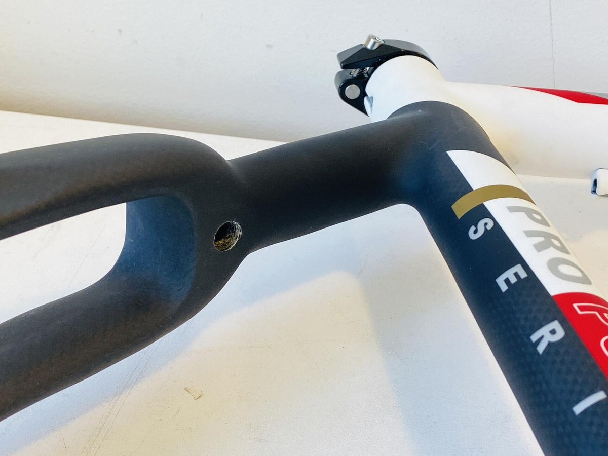 Origin-8 ProPulsion C3 H6 O3 Lactic 2.0 Carbon Frame & Fork 55cm White/Black/Red 11