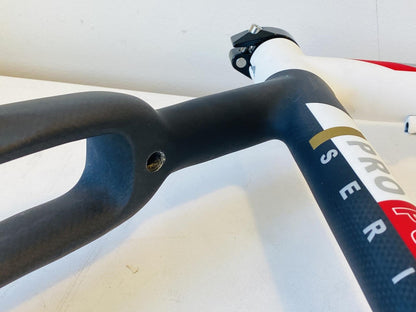 Origin-8 ProPulsion C3 H6 O3 Lactic 2.0 Carbon Frame & Fork 55cm White/Black/Red 11
